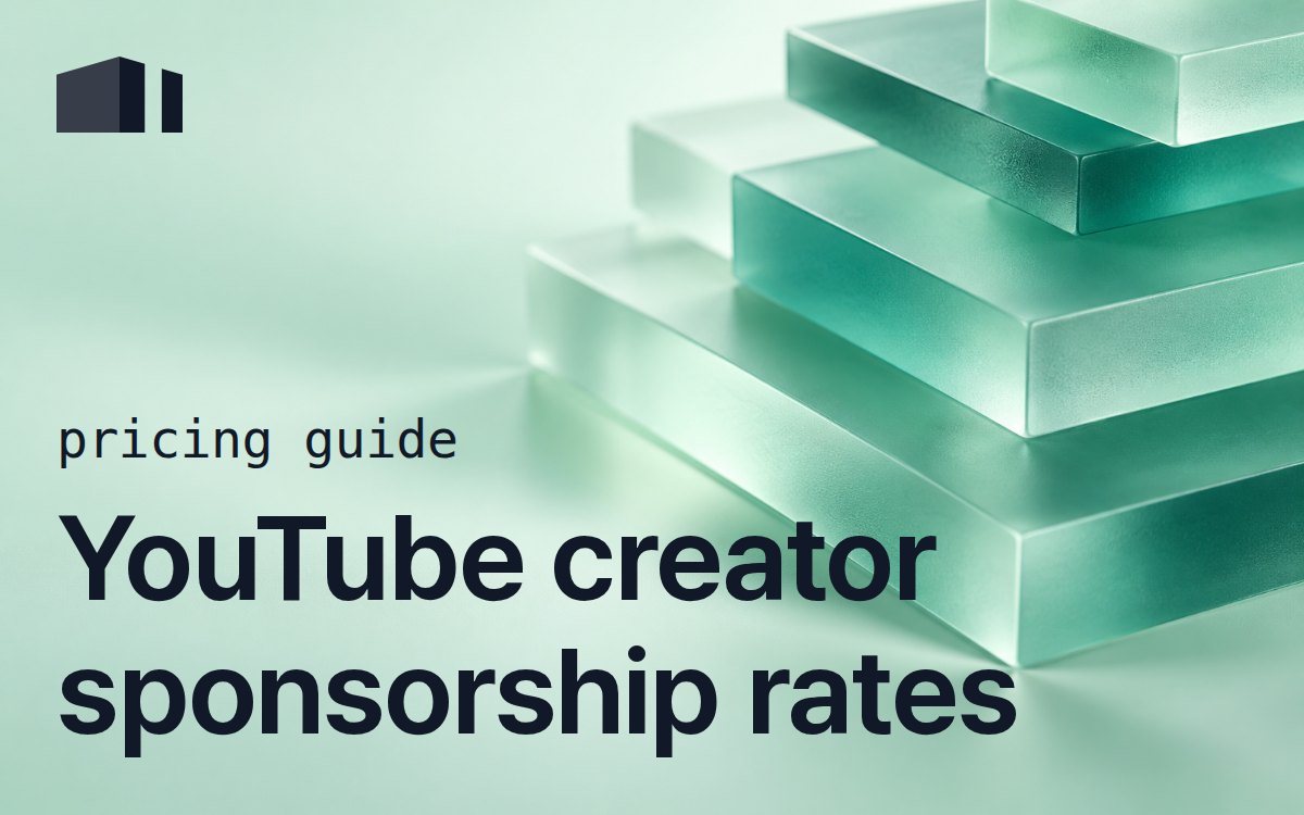YouTube Sponsorship Rates by Subscriber Tier