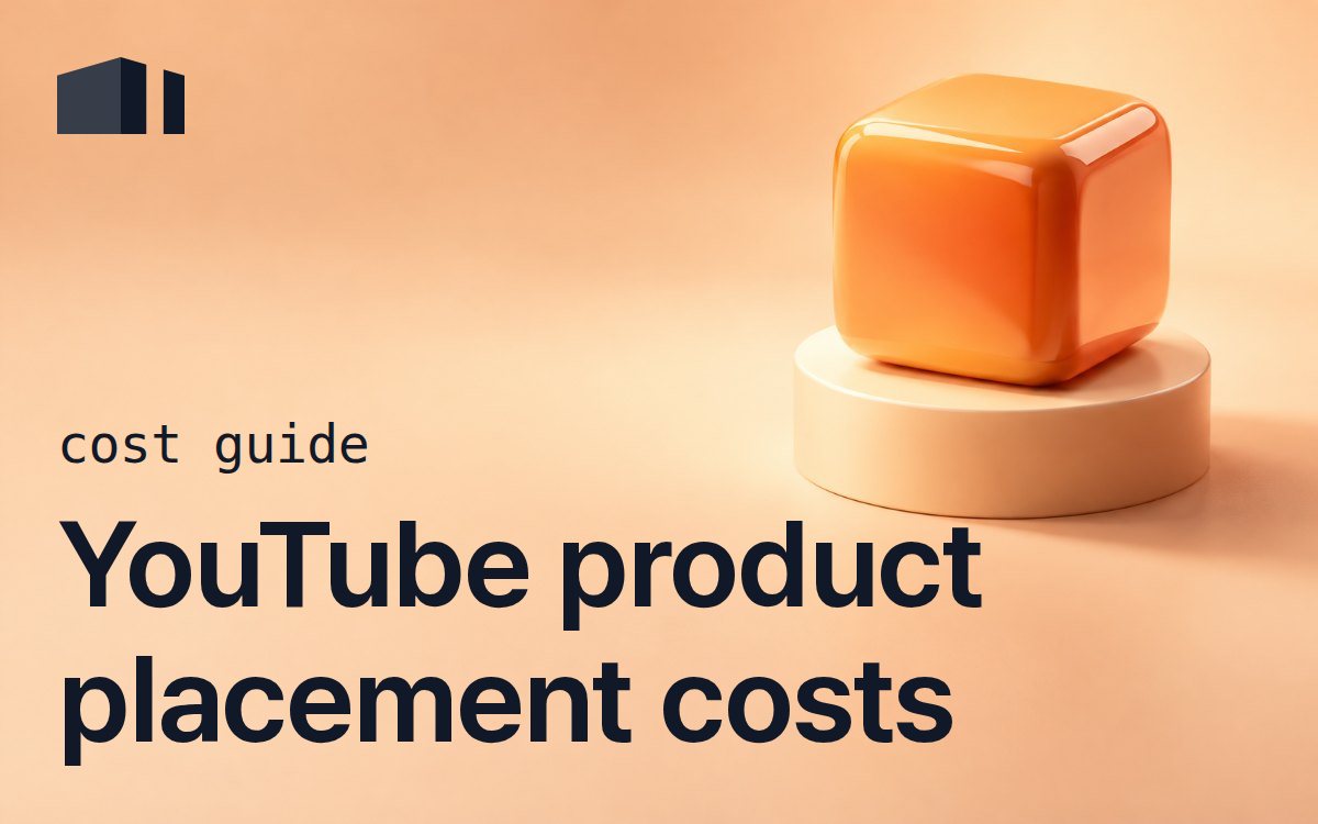 YouTube Product Placement Cost: PPL Pricing & Sponsorship Types Explained